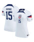 ფოტო #4 პროდუქტის Women's Megan Rapinoe White USWNT 2022/23 Home Breathe Stadium Replica Player Jersey