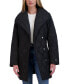 Фото #4 товара Women's Belted Asymmetrical Quilted Coat