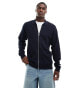 Jack & Jones Premium ribbed zip through cardigan