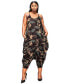 Фото #1 товара Plus Size Montana Camo Pocket Jumpsuit