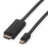 Фото #1 товара ROLINE Mini DisplayPort Cable - Mini DP-UHDTV - M/M - 3 m - 3 m - Mini DisplayPort - Male - Male - Straight - Straight