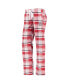Women's Red and Navy Washington Nationals Accolade Flannel Pants