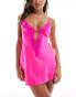 Ann Summers Cherryann chemise in bright pink