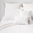 Фото #1 товара 8pc King Suffolk Comforter Set White - Threshold
