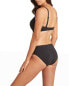 Фото #3 товара SEA LEVEL SWIM 294181 Women's Essentials Mid Bikini Pant Black Size 4