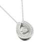 Diamond Framed 18" Pendant Necklace (1/5 ct. t.w.) in 10k White Gold