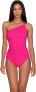 Lauren Ralph Lauren Beach Club Strap One Shoulder One-Piece Passion Fruit 10