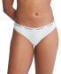 Women's 3-Pk. Modern Logo Low-Rise Bikini Underwear QD5207