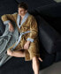 Lord Men's Cotton Velour Shawl Bathrobe