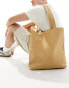 Фото #6 товара My Accessories canvas tote bag in tobacco