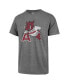 ფოტო #2 პროდუქტის Men's '47 Heathered Gray Arkansas Razorbacks Premier Franklin T-shirt