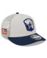 ფოტო #1 პროდუქტის Men's Stone, Navy Dallas Cowboys 2023 Salute To Service Low Profile 9FIFTY Snapback Hat