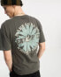 Vans enjoy it vintage back print t-shirt in grey