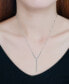 ფოტო #3 პროდუქტის Cubic Zirconia Graduated Y Adjustable Necklace (6.5 ct. t.w.) in 18K Sterling Silver or Sterling Silver