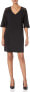 Trina Turk 252469 Women's A-Line Dress Black Size Medium