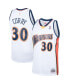 Фото #2 товара Men's Stephen Curry White Golden State Warriors 2009-10 Hardwood Classics Swingman Jersey