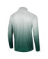 Men's White, Green Michigan State Spartans Laws of Physics Quarter-Zip Windshirt