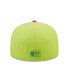 Фото #3 товара Men's Green, Red New York Yankees Cyber Highlighter 59FIFTY Fitted Hat