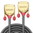 Lindy 5m DVI-D Dual Link Cable - Gold Line - 5 m - DVI-D - DVI-D - Male - Male - Grey