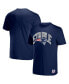 ფოტო #2 პროდუქტის Men's NFL X Staple Navy New England Patriots Lockup Logo Short Sleeve T-shirt