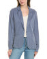 Majestic Filatures Stretch Open Cut Out Linen-Blend Jacket Women's