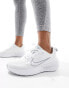 Фото #1 товара Nike Running Interact Run trainers in white and silver