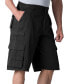 Фото #1 товара Big & Tall by KingSize Side-Elastic Stacked Cargo Pocket Shorts