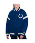 Women's Royal Indianapolis Colts Tournament Full-Snap Varsity Jacket