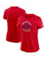 ფოტო #1 პროდუქტის Women's Red Buffalo Bills 2023 AFC East Division Champions Locker Room Trophy Collection T-shirt