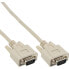 Фото #2 товара InLine VGA Cable 15 Pin HD male / male beige 1m