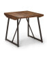 Фото #1 товара Steve Silver Walden 23" Solid Mango and Iron Parquet End Table