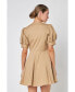 ფოტო #3 პროდუქტის Women's Pintuck Pleated Dress