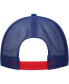 Фото #3 товара Men's Blue Pabst Blue Ribbon A-Frame with Rope Trucker Adjustable Hat