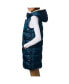 ფოტო #2 პროდუქტის Women's Puffer Vest With Sherpa Lined Hood