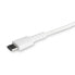 Фото #7 товара StarTech.com 6 foot (2m) Durable White USB-C to Lightning Cable - Heavy Duty Rugged Aramid Fiber USB Type A to Lightning Charger/Sync Power Cord - Apple MFi Certified iPad/iPhone 12 - White - USB C - Lightning - 2 m - Male - Male