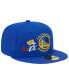 ფოტო #3 პროდუქტის Men's Royal Golden State Warriors Crown Champs 59FIFTY Fitted Hat