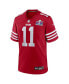 Фото #3 товара Men's Brandon Aiyuk Scarlet San Francisco 49ers Super Bowl LVIII Game Jersey