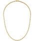 Фото #2 товара Macy's elongated Box Link 20" Chain Necklace (3mm) in 14k Gold