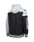 ფოტო #3 პროდუქტის Men's Black, Gray Las Vegas Raiders Extreme Full Back Reversible Hoodie Full-Zip Jacket