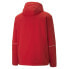 Puma Sf Statement Shell Full Zip Hooded Jacket Mens Red Coats Jackets Outerwear