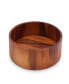 Фото #2 товара Acacia Wood Serving Bowl for Fruits or Salads Tulip Shape Style Large Wooden Single Bowl