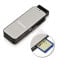 Фото #5 товара Hama 123900 - MicroSD (TransFlash) - MicroSDHC - MicroSDXC - MMC - SD - SDHC - SDXC - Black - Silver - USB 3.2 Gen 1 (3.1 Gen 1) - 68.1 mm - 22.7 mm - 12 mm