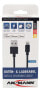 Ansmann 1700-0079 - 2 m - Lightning - USB A - Male - Male - Black