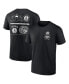 Фото #4 товара Men's Black Brooklyn Nets Court Street Collective T-shirt