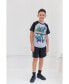 Фото #4 товара Boys Creeper T-Shirt and French Terry Shorts Outfit Set to