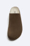 Фото #5 товара Мужские сандалии ZARA Сплит-замшевые минималистичные
