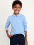 Фото #1 товара School Uniform Long-Sleeve Polo Shirt for Boys