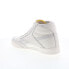 Reebok Club C Form Hi Mens Beige Leather Lace Up Lifestyle Sneakers Shoes