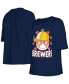 ფოტო #2 პროდუქტის Big Girls Navy Milwaukee Brewers Team Half Sleeve T-shirt