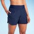 Фото #1 товара Lands' End Women's 5" UPF 50 Swim Shorts - Navy Blue L